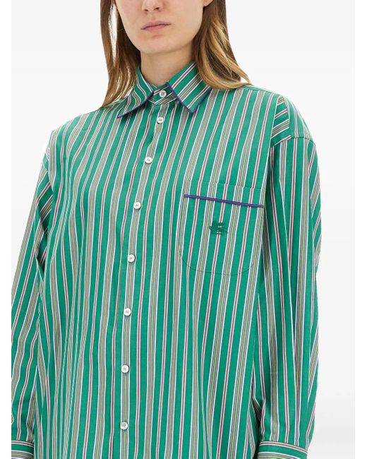 Camicia A Righe di Etro in Green