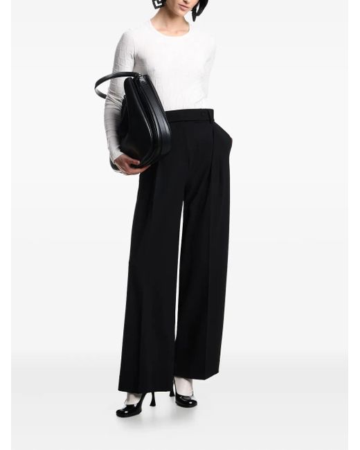 Emporio Armani White Lightweight Crêpe Dress With Crystals