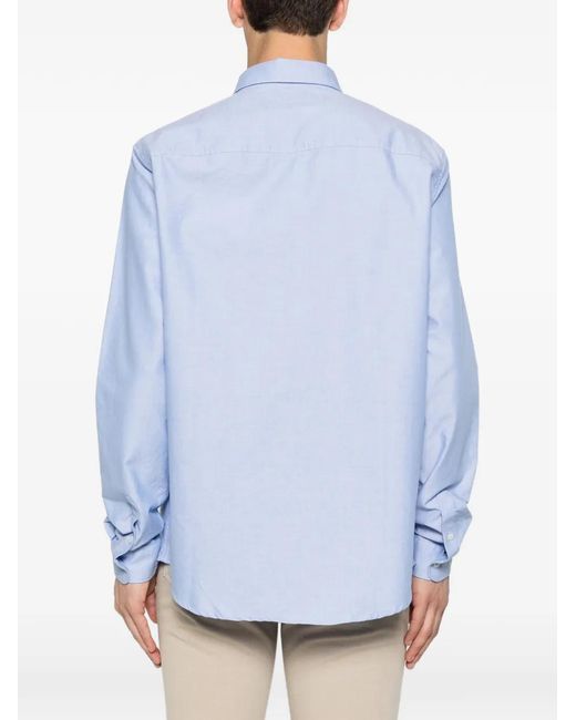 A.P.C. New Greg Button-Down Overhemd in het Blue voor heren