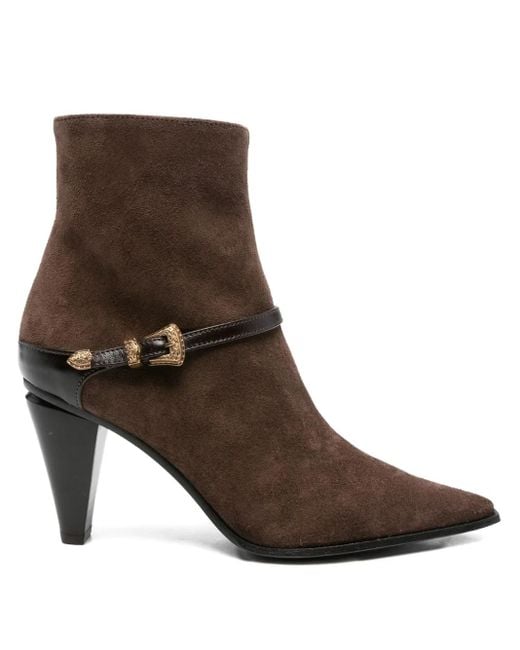 Bottines À Boucle 80 Mm Roberto Festa en coloris Brown