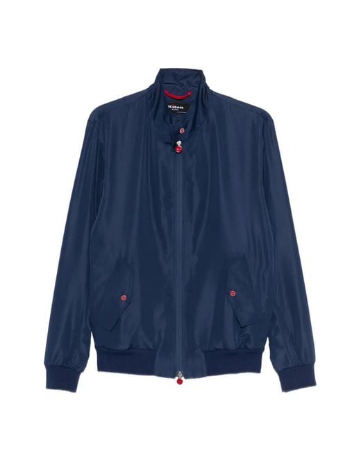 Kiton Jack Met Rits in het Blue voor heren