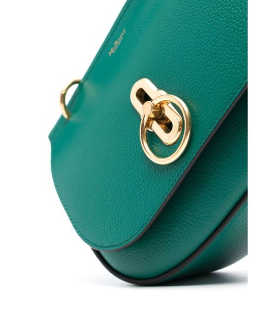 Mulberry Small Amberley Logoprint Crossbody Bag in Green Lyst