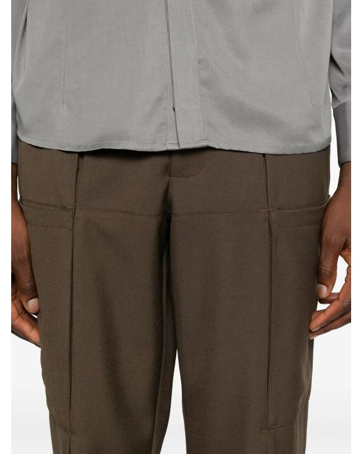 Notrainproof Green Panelled Trousers for men
