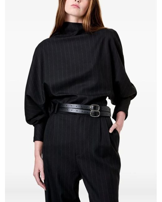 Nicholas Blue Bettina Pinstripe Blouse