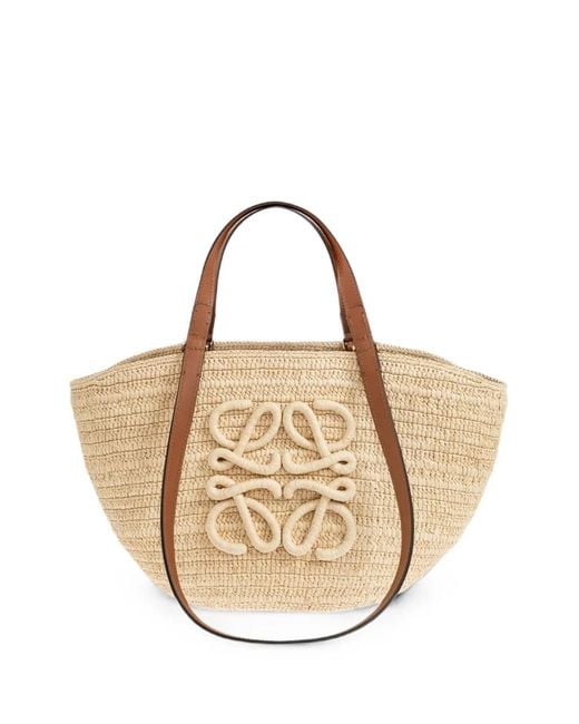 Loewe Natural Eclipse Raffia Tote Bag