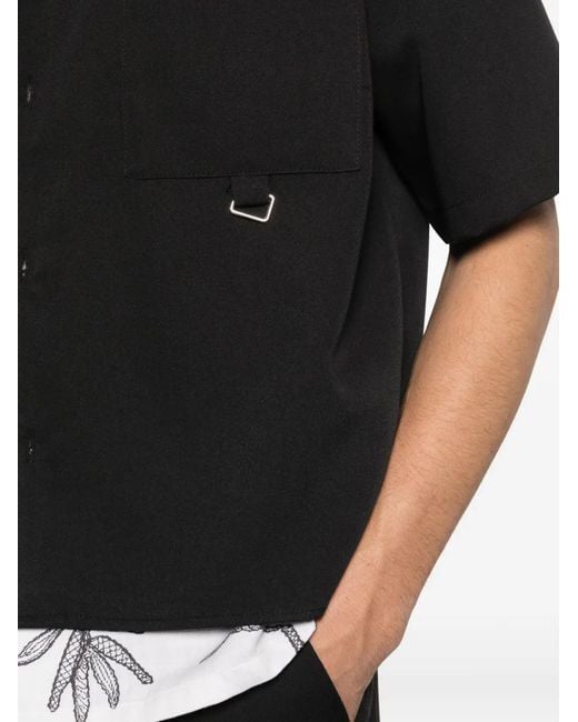 Imperial Black Button Shirt for men