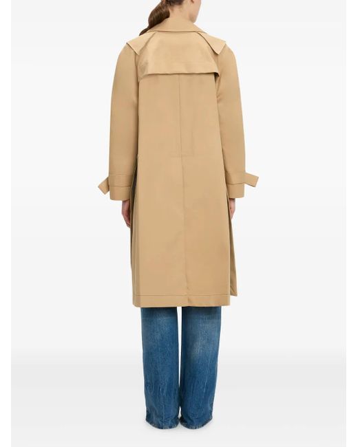 Victoria Beckham ラグラン トレンチコート Natural
