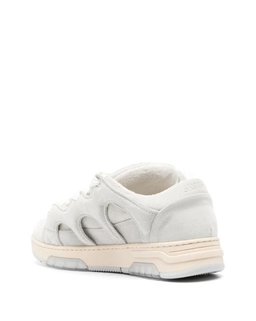 Santha White Model 1 Suede Sneakers for men