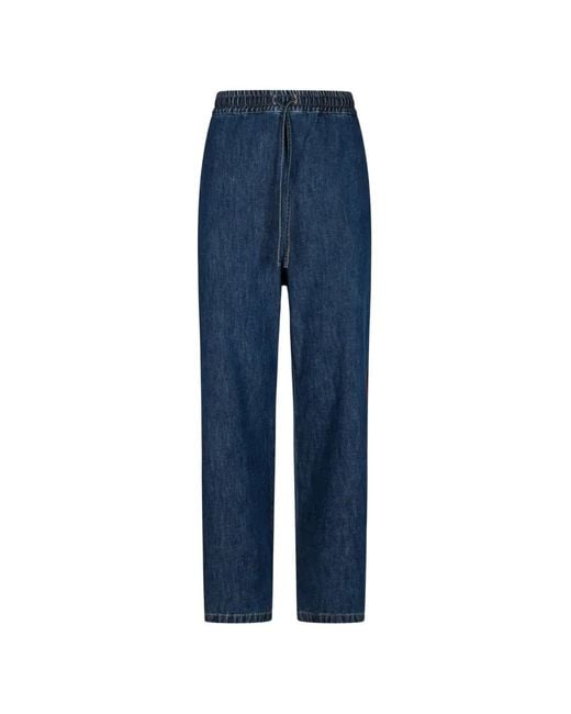 Valentino Garavani Blue Vlogo Signature Drawstring Jeans