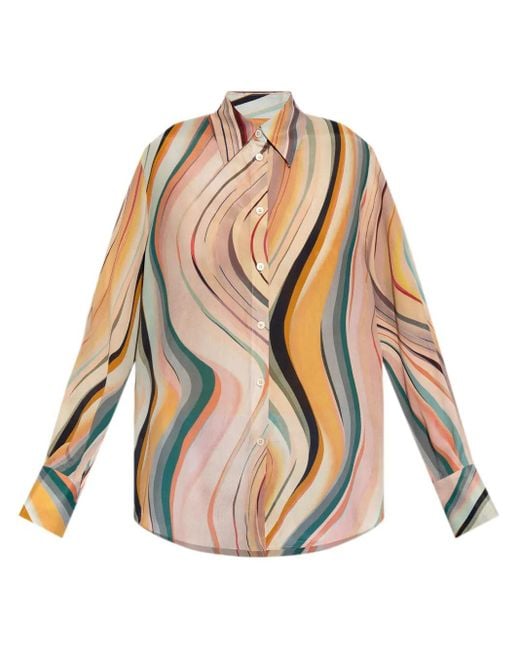 Paul Smith White Printed Shirt