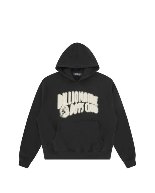 BBCICECREAM Black Graphic Hooded Sweatshirt for men
