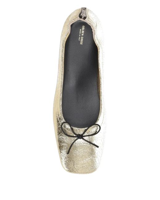Golden Goose Deluxe Brand Natural Amy Wrinkled Ballet Flats