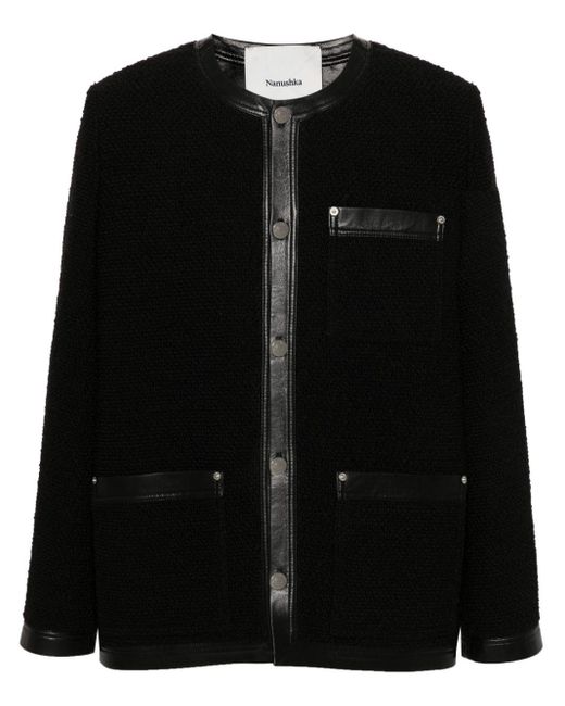 Nanushka Black Earl Jacket for men