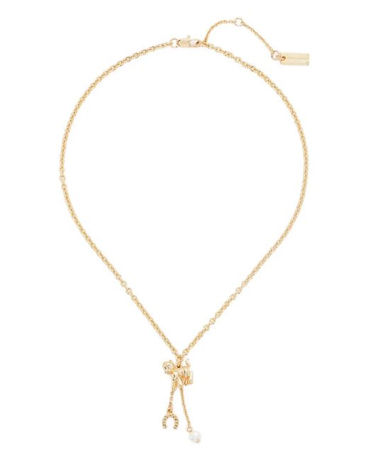 Marc Jacobs Metallic Pony-Charm Necklace