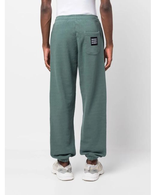 Market Green Logo-Appliqué Track Pants for men