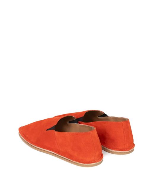 Dries Van Noten Red Suede Espadrilles for men