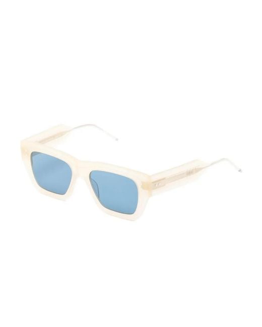 Thom Browne Blue Square-Frame Sunglasses