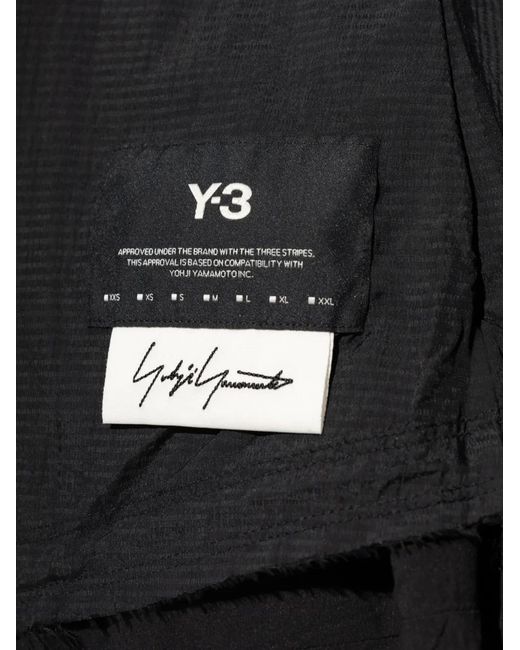 Y-3 Black Hooded Jacket
