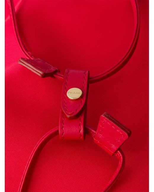 Prada Red Wish Re-Nylon Pouch