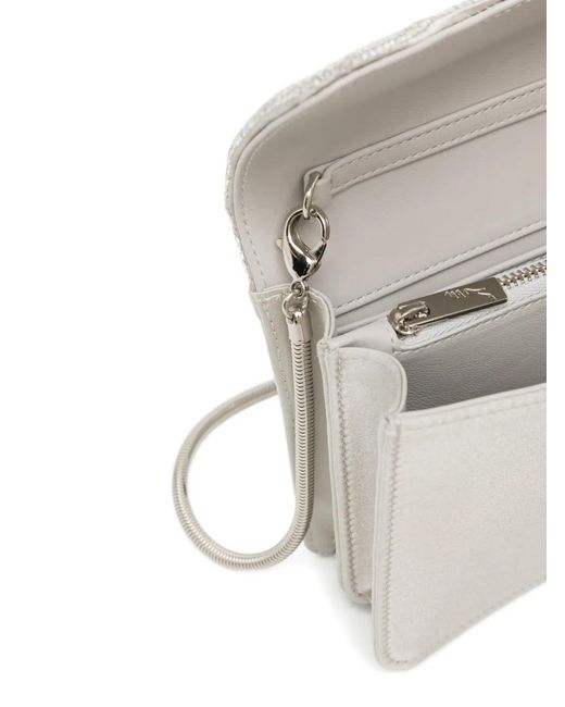 Rene Caovilla White Onda Crossbody Bag