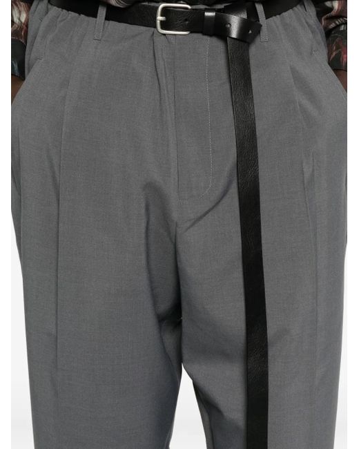 Magliano Gray People's Pleated Trousers for men