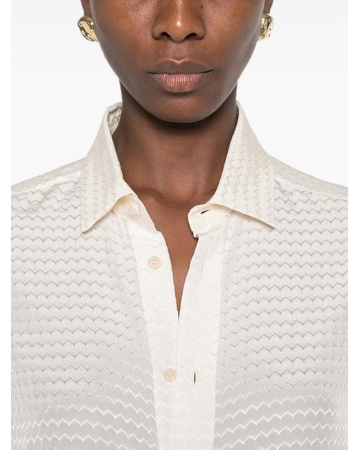 Fendi White Long-Sleeves Shirt