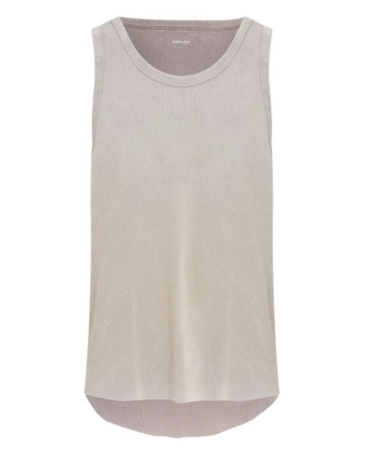 Top Con Orlo Asimmetrico di Osklen in Gray da Uomo