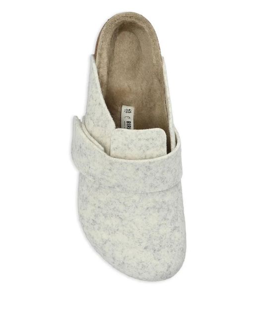 Birkenstock White Loma Strap Clogs for men