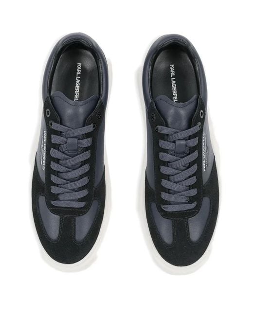 Karl Lagerfeld Sneakers Met Logoprint in het Blue voor heren