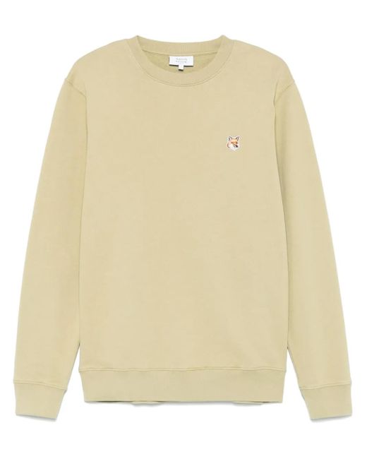 Maison Kitsuné Natural Fox-Head Sweatshirt for men