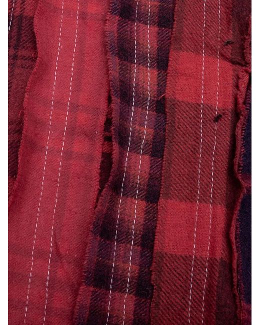 Needles Red Patterned Shirt for men