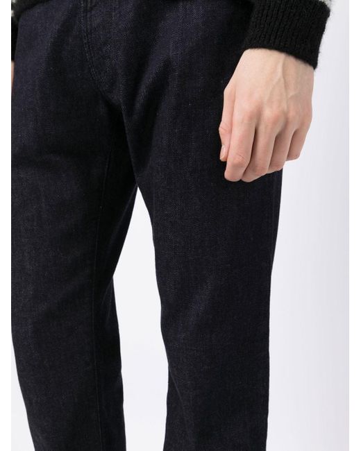 Five-pocket slim-fit jeans Giorgio Armani pour homme en coloris Blue