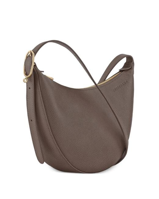 Longchamp Brown Small Le Foulonné Cross Body Bag