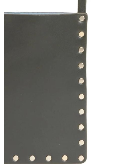 Fabiana Filippi White Stud-Embellished Crossbody Bag
