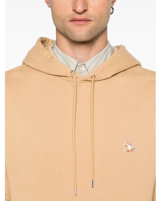 Maison Kitsuné Natural Chillax-Patch Hoodie for men