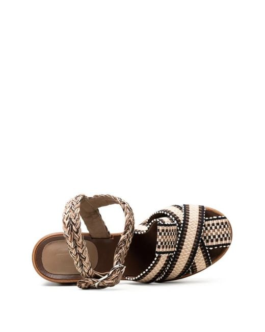 Amambaih White Dita Heeled Sandals