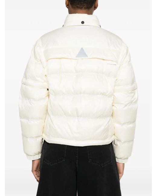 Moncler White Mauduit Steppjacke