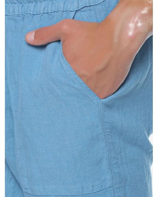 Mc2 Saint Barth Blue Calais Drawstring Trousers for men