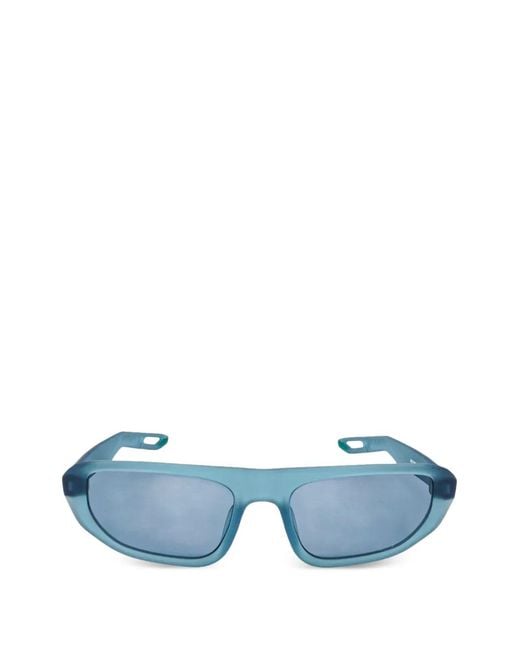 Nike Blue Rectangular Nv04 Sunglasses for men