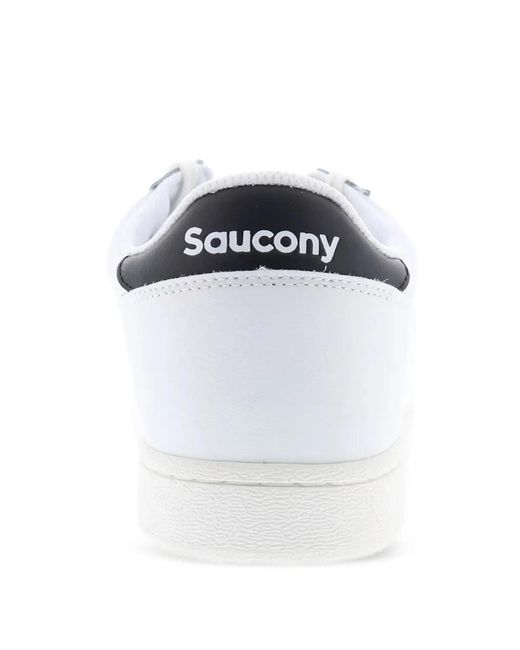 Saucony White Jazz Court Leather Sneakers