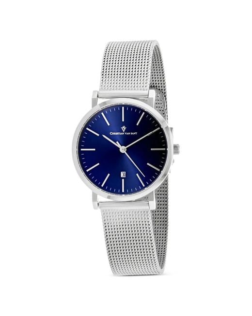 Christian Van Sant Blue Paradigm 32Mm Watch