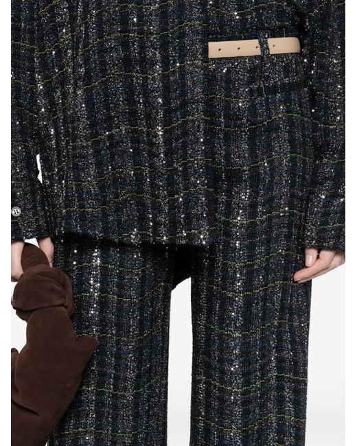 Missoni Gray Sequin Trousers