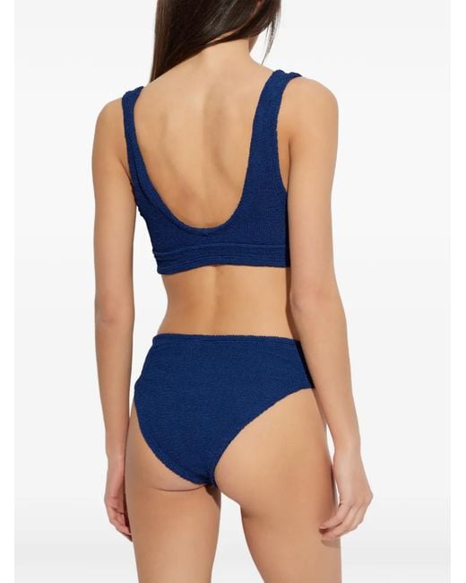 Hunza G Blue Angel Crinkle Bikini