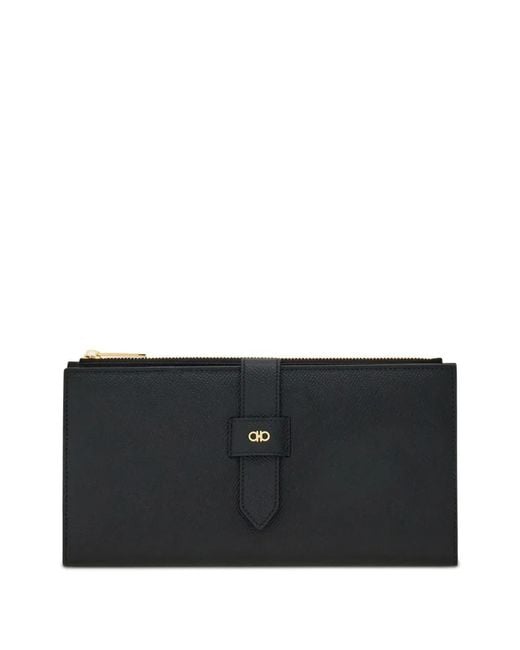 Portadocumenti Gancini di Ferragamo in Black da Uomo