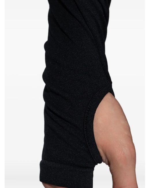 Felpa Sportiva Con Zip di PANGAIA in Black