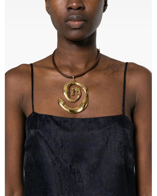 Forte_forte Black Patterned-Jacquard Top