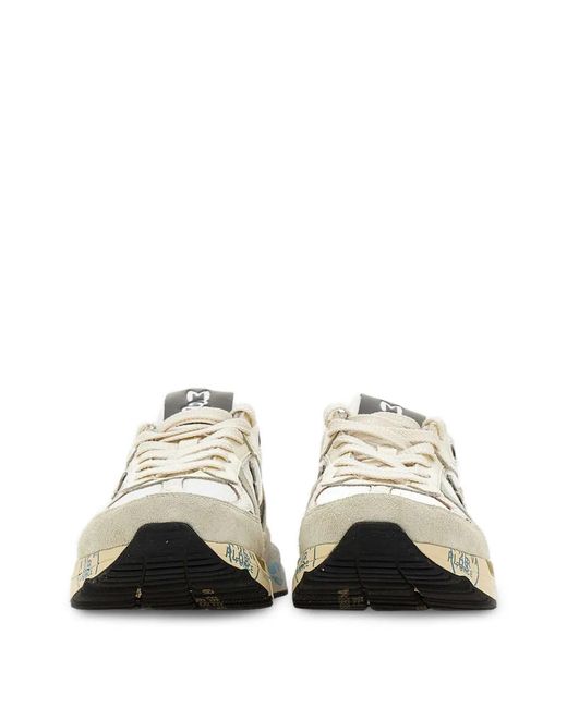 Premiata White Baskets Mase 25 À Lacets for men