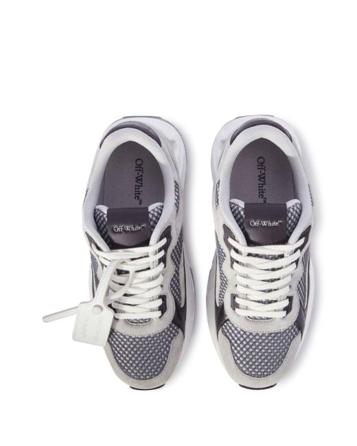 Off-White c/o Virgil Abloh White Kick Off Panelled Sneakers for men