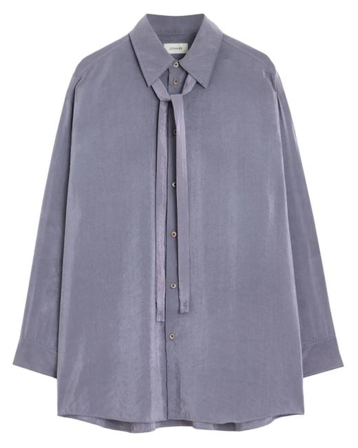 Lemaire デタッチャブルタイ シャツ Purple