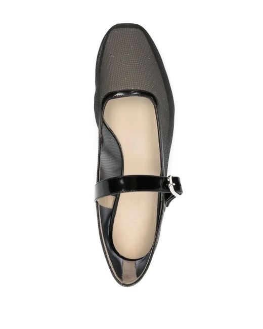 Le Monde Beryl White Mesh Ballet Flats